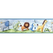 Sumersault - Animal Antics Wall Border