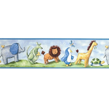 Sumersault - Animal Antics Wall Border