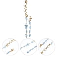 thumbnail image 3 of 2 Pcs Pendentif Pierre Dreadlock Poignets Spirales Accessoires de Tresse Bijoux pour Cheveux, 3 of 8