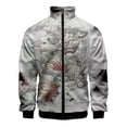thumbnail image 3 of Chaqueta con estampado 3D de Kirin, mito chino, para hombre, abrigo con estampado de animales de gran tamaño, estilo urbano, para primavera y otoño, chaquetas con cremallera, 3 of 5