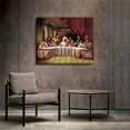 thumbnail image 3 of African American Black Jesus The Last Supper Canvas Poster Modern Aesthetic Background Wall Canvas Wall Art Decoration Holiday Gift (Unframed,20×27inch), 3 of 5