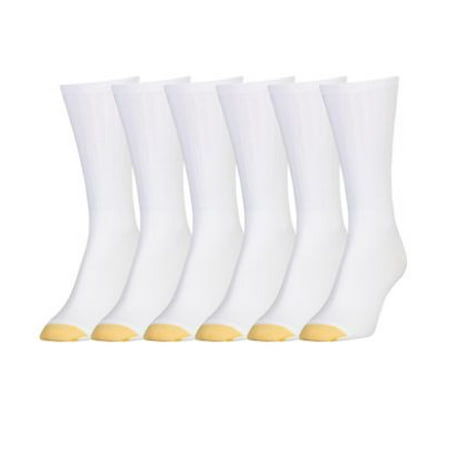 

Gold Toe Ribbed Crew Socks 6-Pack