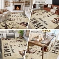 thumbnail image 5 of Non-Slip Rug Pad Rugs Sweet Home Sparrows Rectangle Area Rugs 5x7Ft Soft Carpet Pads for Living Room Kids Room, Bird Houses Country Stars, 5 of 9