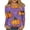 Purple, variant on Halloween Shirts for Women Long Sleeve Round Neck Pumpkin Graphic Print Funny Tee Tshirts Loose Fit Plus Size (XL, Yellow 02)