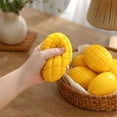 thumbnail image 5 of Squishy Fidget Squeeze Toy, Reusable Stress Relief Play Toy, Pocket‑Friendly Sensory Decompression Toy for Kids Adults, Reward Item & Holiday Exchange Gift(Cut Mango Meat), 5 of 6