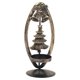thumbnail image 1 of C Candelabros navideños de hierro retro Luz de té Decoraciones navideñas Velas clásicas Soporte de hierro Velas de cera Candelabros de Navidad para diciembre de Navidad, 1 of 5