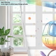 thumbnail image 4 of Yayeee Window Curtains Light Filtering 63"x52" Grommet Panel Pair Home Living Room Decor, Airplay, 4 of 7