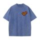 thumbnail image 5 of RKSTN Men's Valentine's Day T Shirts Oversized Crewneck Cotton Valentine Print Short Sleeves Shirts Tops Mens Casual Solid Round Neck Sport Washed Distressed T-Shirt Loose Comfy Tee Shirts Blouses, 5 of 6