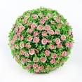 thumbnail image 6 of AFQH Simulated Flowers and Grass Ball Home Wedding Decoration Yellow Red White Purple, 6 of 8