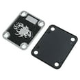 thumbnail image 2 of Electric Guitar Neck Backing Plate Bass Neck Strength Connect Board Joint Plate Silvera, 2 of 9