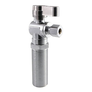 Kingston Brass 1/2-Inch MIP X 1/4-Inch Comp Angle Shut Off Valve