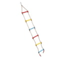 thumbnail image 3 of Ccdes Climbing Rope Ladder,Children's Crawling Rope Ladder Toys,Climbing Rope Ladder Multilayer Wear Resistant Nylon Rope Maximum Stability Good Grip Strength Kid Crawling Rope Ladder, 3 of 8