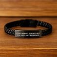 thumbnail image 2 of Funny Whippet Dog Gifts for Whippet Dog Lovers - Interlaced Leather Bracelet for Men and Women from Friends, Coworkers, Family on Birthday, 2 of 3