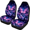 thumbnail image 5 of Pzuqiu Galaxy Butterfly with Florals Car Seat Covers Full Set Front and Rear Seat Cover Set Interior Decor Breathable Car Seat Covers Set Fit for Trucks Cars, 5 of 10