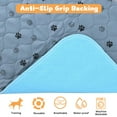 thumbnail image 7 of 2 Pack Washable Pee Pads for Dogs, Reusable Puppy Pee Pads, Pet Training Mats with Leakproof Bottom, for Floor, Kennel, Crate, Sofa, 19.7"x27.6", Gray, 7 of 7