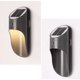 thumbnail image 2 of Lámpara solar Villa de jardín al aire libre luz decorativa luz solar de pared al aire libre impermeable LED luz de jardín inducción del cuerpo humano luz de balcón lámpara de calle, Concha gris, luz b, 2 of 5