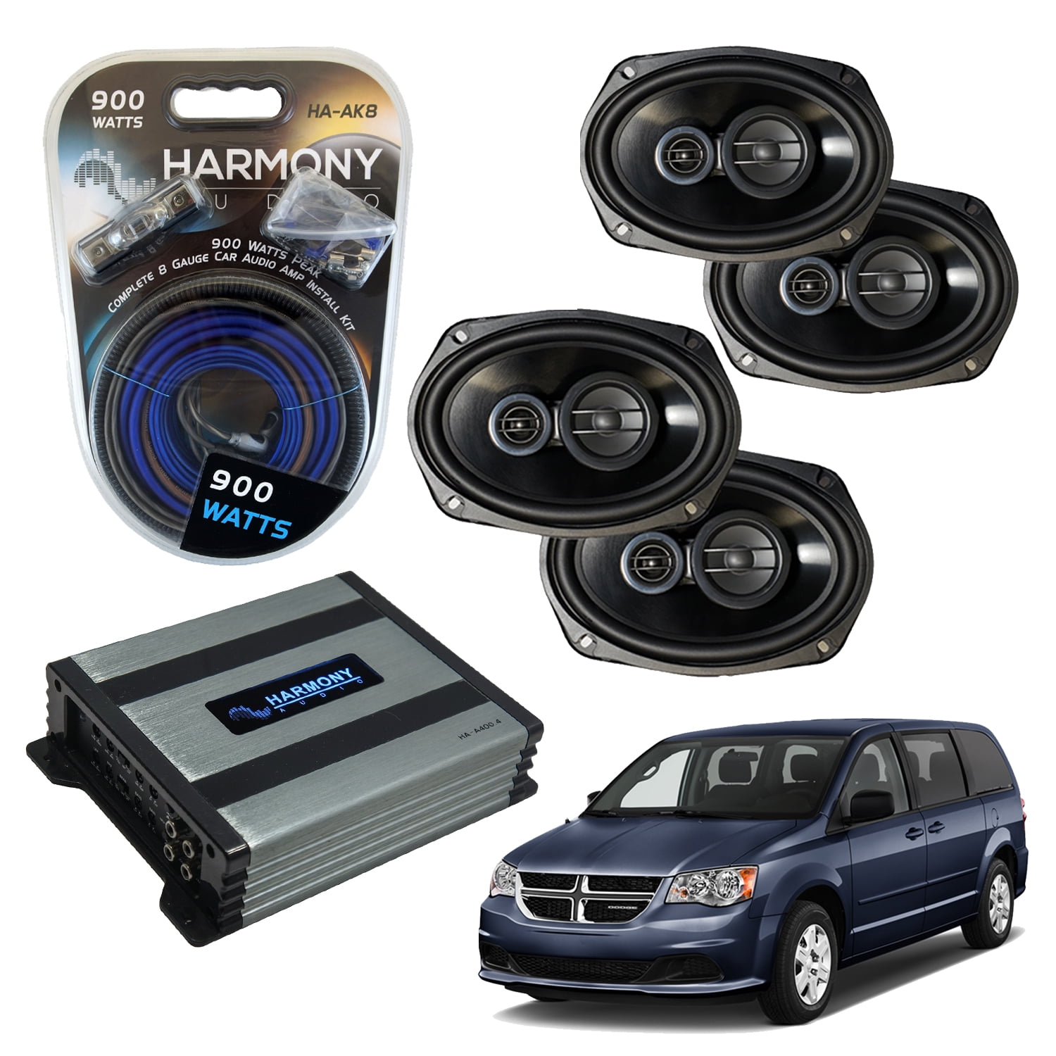 Compatible with Dodge Caravan 20082019 Factory Speaker Replacement