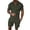 Army Green, variant on Mens 2 Piece Outfits Polo Shirt and Shorts Set Short Sleeve Tracksuits Casual Athletic Jogging Summer Outfits White 10(XL)