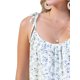 thumbnail image 5 of INSPIRAR CHIC Vestido Maxi Boho Sin Mangas de Verano Floral con Tirantes 2XL Azul, 5 of 6