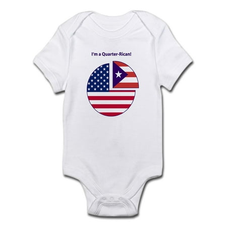 

CafePress - Quarter Rican Infant Bodysuit - Baby Light Bodysuit