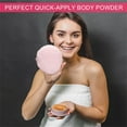 thumbnail image 7 of GIXUSIL 1Pcs Extra Large Powder Puff, Soft Reusable Body Powder Applicator, Ultra Soft Washable Round Velour Powder Puff, Oversize Dust Puffs for Women, Girl (Pink, 6''), 7 of 7