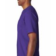thumbnail image 3 of Bayside Adult 6.1 oz., 100% Cotton Pocket T-Shirt - PURPLE - 4XL, 3 of 3