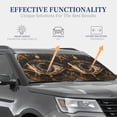thumbnail image 4 of Saiise Mystical Golden Eye for Foldable Car Sun Shades (2-Pack) Offer Sun Protection with an Easy-fold Design for Convenient Windshield Shading-Small, 4 of 6