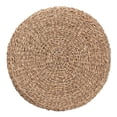 thumbnail image 3 of Pemberly Row Round Seagrass Rattan Ottoman Footstool in Natural Brown, 3 of 7