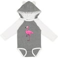 thumbnail image 3 of Inktastic Ladylike Flamingo Boys or Girls Long Sleeve Baby Bodysuit, 3 of 5