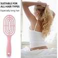 thumbnail image 5 of Cepillo y peine desenredante para cabello húmedo y seco, ligero y suave para un peinado perfecto para hombres y mujeres., 5 of 5
