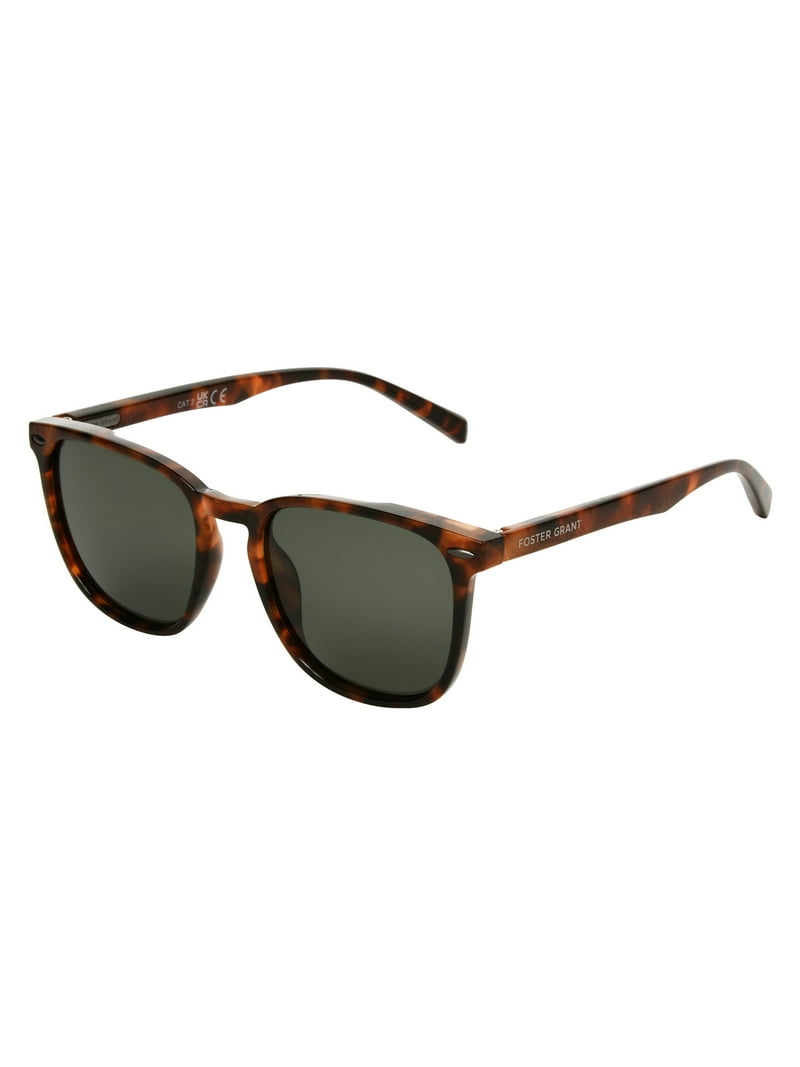 Foster Grant TruPolar Tortoiseshell Square Men's Polarized