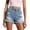 Z02 Blue, variant on Conairie Jean Cargo Shorts for Women Y2k High Waist Stretchy Denim Shorts Summer Shorts with Pockets BU1 L
