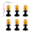 thumbnail image 6 of Flameless LED Candle Halloween Lamp Set(1/2/4/6)PC with Holder for Tabletop Decor for Mantel Shelf Entryway Display (6PC), 6 of 9