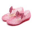 thumbnail image 2 of SXcggal Jelly Shoes For Girls Birthday Sandals For Girls Toddler Glitter Sandals Dress Sandals Breathable Lightweight Outdoor Walking Girls Shoes, 2 of 8
