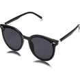 thumbnail image 1 of Gafas de sol redondas retro clásicas para mujer y hombre, gafas grandes, 1 of 6