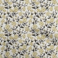 thumbnail image 1 of oneOone Cotton Flex Light Yellow Fabric Floral Craft Projects Decor Fabric Printed By The Yard 40 Inch Wide, 1 of 5