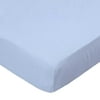 SheetWorld Fitted 100% Cotton Flannel Play Yard Sheet Fits BabyBjorn Travel Crib Light 24 x 42, Flannel FS4 - Blue