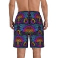 thumbnail image 3 of Naloa Mandalas Dragonfly Men's Beach Shorts, Surfing shorts, Swim trunks, Quick Dry Swim Trunks for Surfing Beach Fun - 3X-Large, 3 of 9