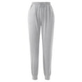 thumbnail image 4 of Youmylove Summer Jogger Pants Women's Cotton Sports Training Trousers Yoga Pants Women High Waist Casual Pants Slim Fit Sweatpants Jogger With Pockets Comfy Running Casual Sweatpants, 4 of 5