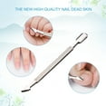 thumbnail image 5 of 80 Grit Nail Files Glass Pedicure File Heavy Duty Toenail File for Thick Nails Nail File Metal 1PC Nail Art Cuticle Push 2 Ways Stainless Steel Remover Dead Skin Manicure Tool, 5 of 5