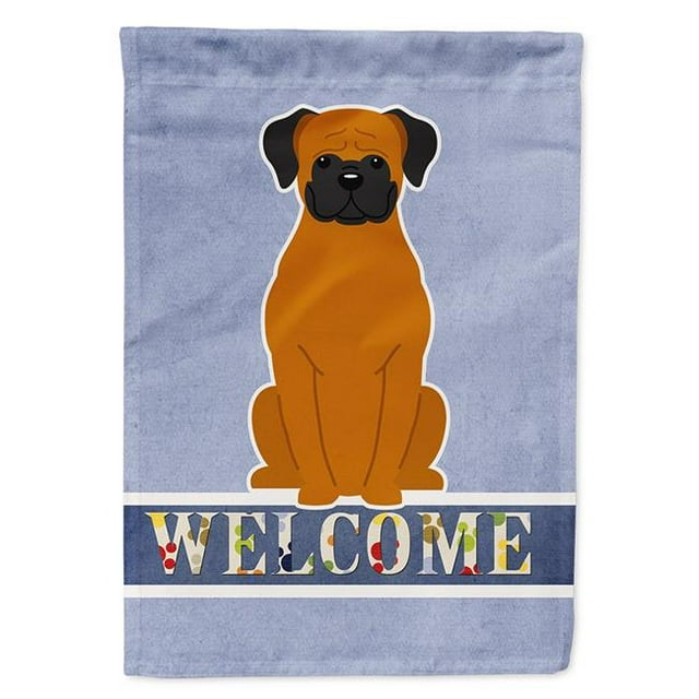 Carolines Treasures BB5696CHF Fawn Boxer Welcome Flag Canvas House Size