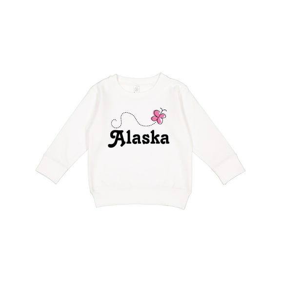Inktastic Alaska Butterfly Toddler Sweatshirt