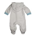 thumbnail image 2 of Happi by Dena Baby Boys Newborn One Piece Long Sleeve Footed Coverall 34823-6-9Months (WHITE PLUSH), 2 of 3