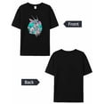 thumbnail image 6 of T Shirts for Women Short Sleeve Cotton Crewneck T-Shirt, Cool Goat Goggles Beach Trendy Tee Tops Casual Basic T-Shirts, XS-5XL Black 4XL, 6 of 7