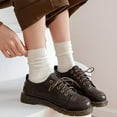 thumbnail image 4 of 6 Pack Crew Socks for Women Cotton Socks Cute Casual Athletic Socks Soft Womens Socks Aesthetic Socks, 4 of 8