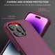 thumbnail image 5 of Funda Case MYBAT Maverick clip para iPhone 14 PRO - Ciruelo con mica, 5 of 8