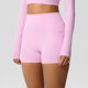 thumbnail image 5 of Pantalones Cortos de Yoga de Cintura Alta, Cómodo Fitness Deportivo, Pantalones de Secado Apretados Transpirables para Mujeres, 5 of 9