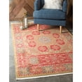 thumbnail image 2 of Traditional Cassia Collection Area Rug Red - 10' Square, 2 of 5