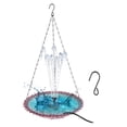 thumbnail image 1 of Rewenti Solar Powered Water Fountain 2026 Outdoor Garden Floating Hanging Feeder Birdbath Decor, 1 of 5