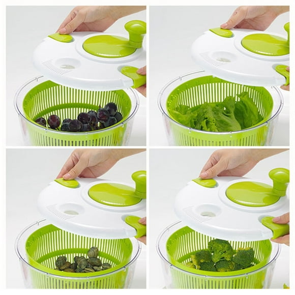 Dvkptbk Salad Tools Déshydrateur de Légumes Fruits Jet d'Eau Panier d'Eau de Cuisine Kitchen Gadgets sur le Dégagement